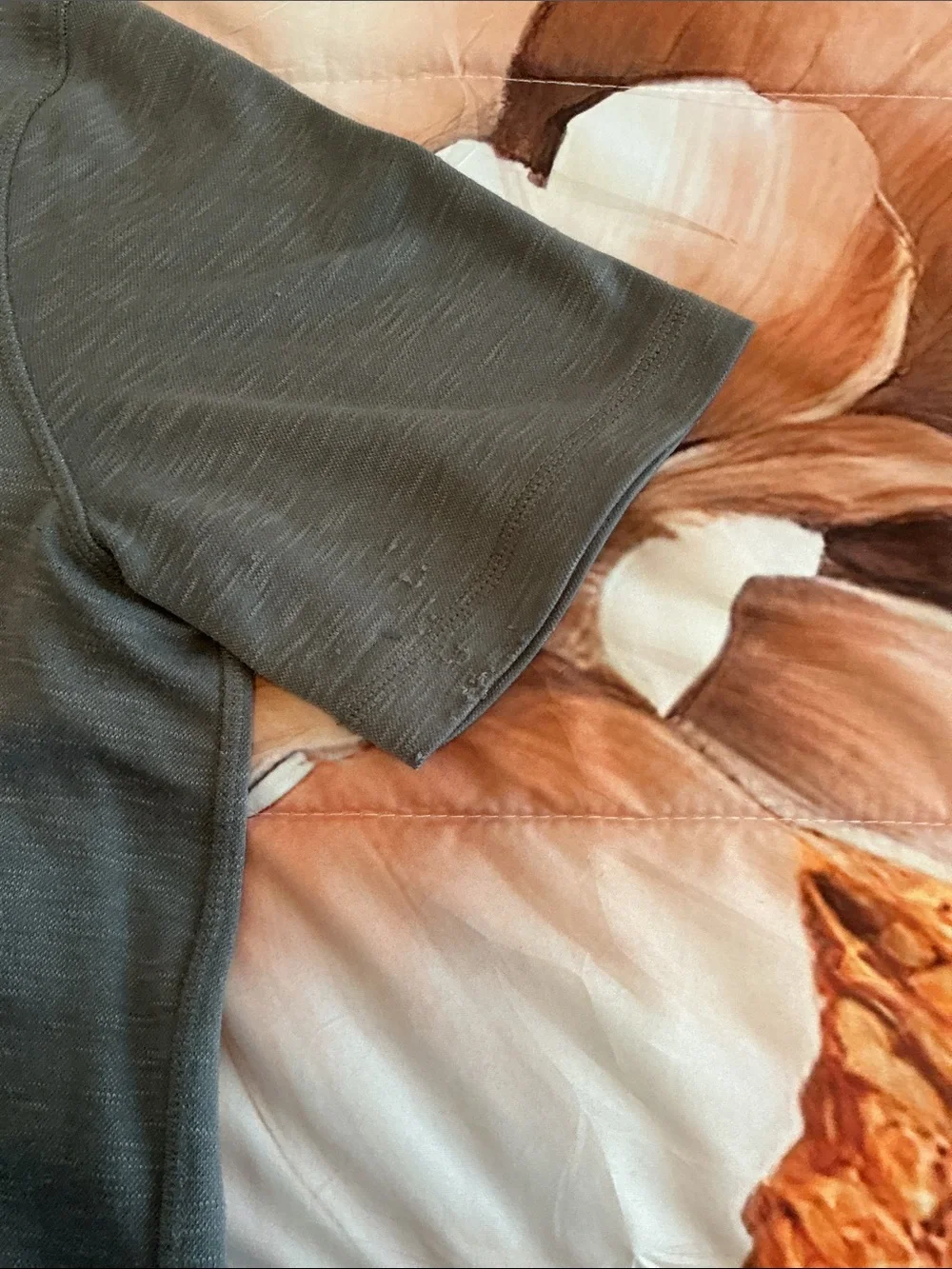 Croft & Barrow short sleeve tee shirt gray size L